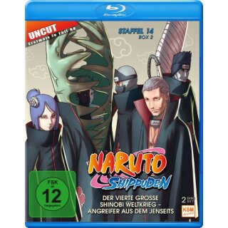 Naruto Shippuden - Staffel 14-Box 2: Episode 529-540 (2 Blu-rays)