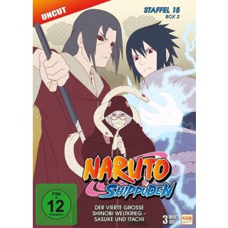 Naruto Shippuden - Staffel 15 - Box 2 - Episode 555-568 (3 DVDs)