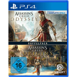 AC Doublepack Odyssey + Origins  PS-4 multilingual