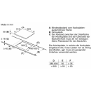 Bosch PIF645BB5E (edelstahl) Serie 4 Induktionskochfeld 60 cm Schwarz, Mit Rahmen aufliegend
