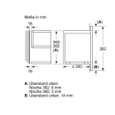 Bosch BER7321B1 (schwarz) Serie 8 Einbau-Mikrowelle