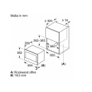 Bosch BER7321B1 (schwarz) Serie 8 Einbau-Mikrowelle