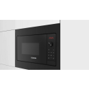 Siemens BF523LMB  iQ300 Einbau-Mikrowelle Schwarz, Edelstahl