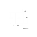 Neff HGB53 (HLAGD53N0) (schwarz) N 50 Einbau Mikrowelle