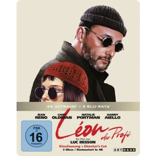 Leon - Der Profi - Definitive Edt. - Lim. SB (4K-UHD + 2 Blu-rays)